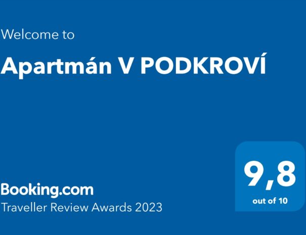 Hodnocení ubytování - Apartmán V PODKROVÍ